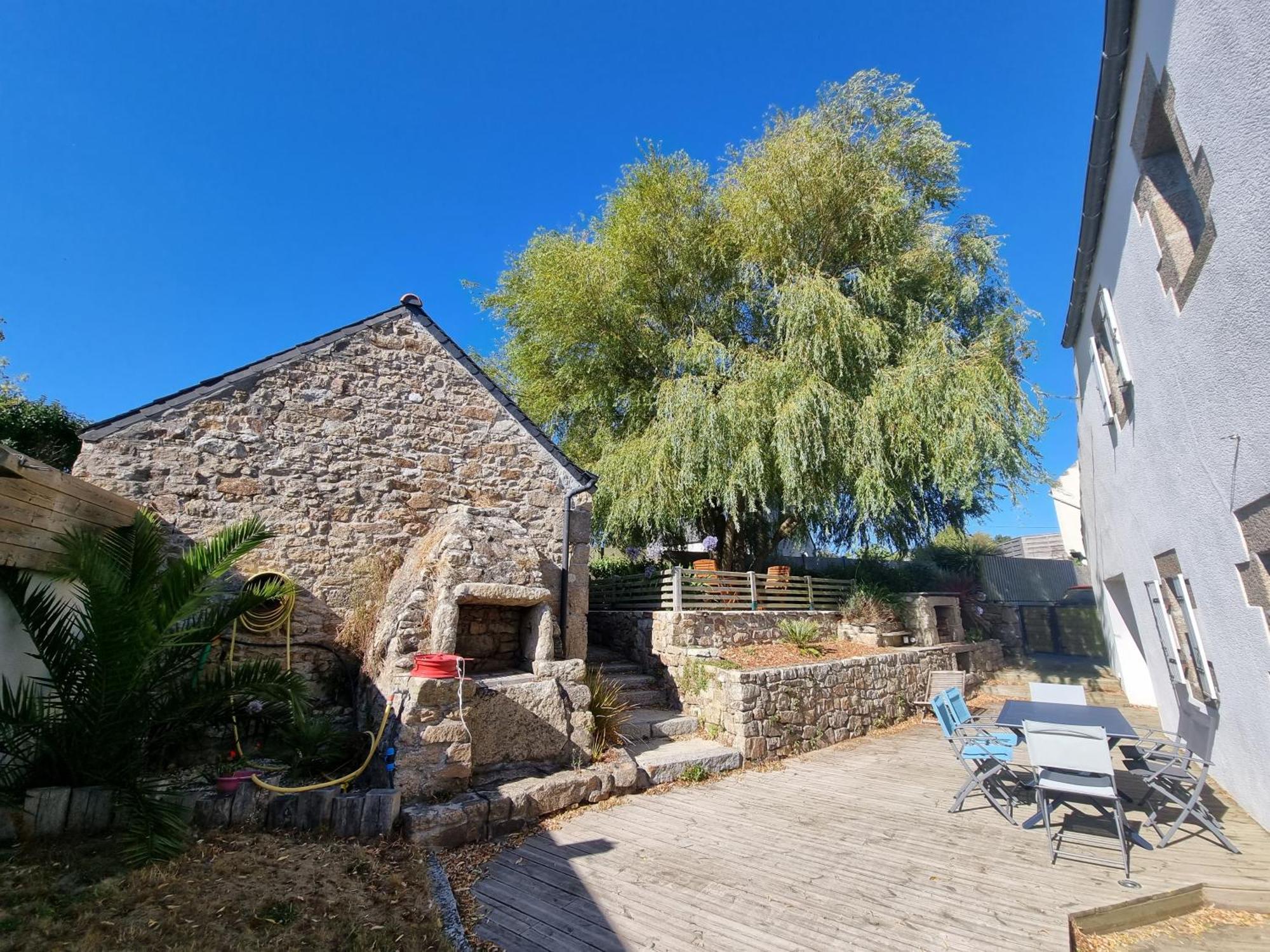 La Grange De L'Aber Ildut Villa Breles Bagian luar foto